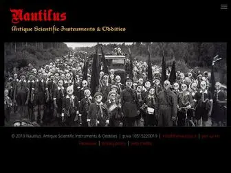 Thenautilus.it(Antique Scientific Instruments & Oddities) Screenshot