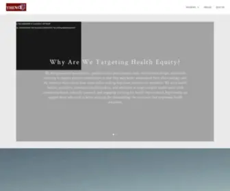 Thencepartners.com(Targeting Health Equity for Nations) Screenshot