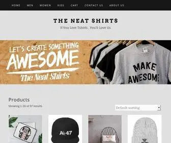 Theneatshirts.com(The Neat Shirts) Screenshot