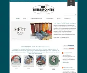 Theneedlepointer.com(Needlepoint Supply and Accessories) Screenshot