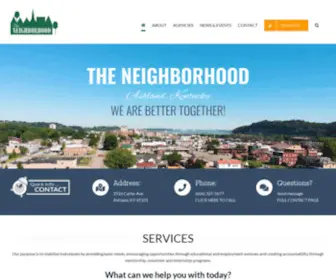Theneighborhood-Ashland.org(Facility for those in need of assistance) Screenshot