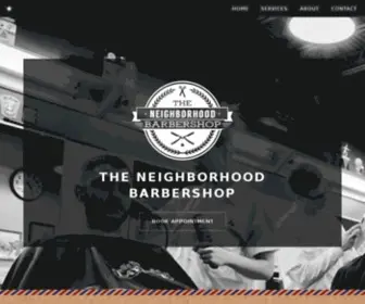 Theneighborhoodbarbershop.com(The Neighborhood Barbershop) Screenshot