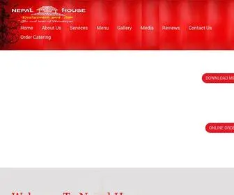 Thenepalhouse.com(Authentic Indian/Nepali Restaurant) Screenshot