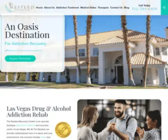 Thenestledrecovery.com(Las Vegas Drug & Alcohol Addiction Rehab) Screenshot