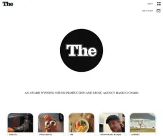 Thenet.fr(An award winning sound production and music agency based in Paris) Screenshot