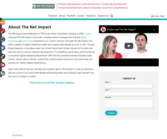 Thenetimpact.com(The Net Impact Digital Marketing) Screenshot