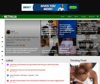 Thenetnaija.net(Information and Entertainment Hub) Screenshot