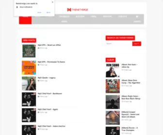 Thenetverge.com(The Music & Entertainment News Platform) Screenshot