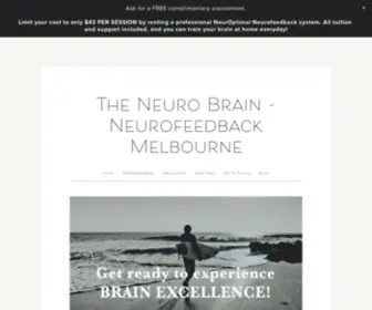 Theneurobrain.com(Neurofeedback Melbourne) Screenshot