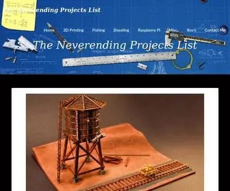 Theneverendingprojectslist.com(The Neverending Projects List) Screenshot