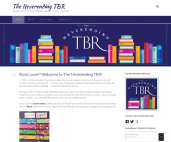 Theneverendingtbr.com(The Neverending TBR) Screenshot