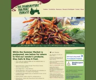 Thenewburyportfarmersmarket.org(The Newburyport Farmers' Market) Screenshot