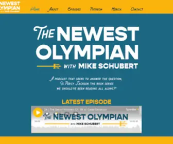 Thenewestolympian.com(Percy Jackson Podcast w/ Mike Schubert) Screenshot