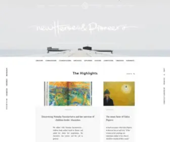 Thenewheroesandpioneers.com(New Heroes & Pioneers) Screenshot