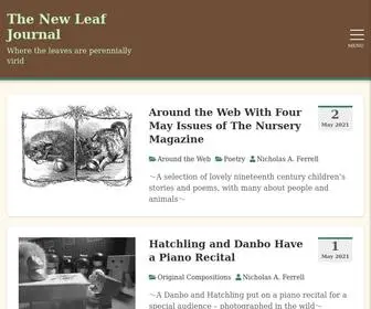 Thenewleafjournal.com(The New Leaf Journal) Screenshot