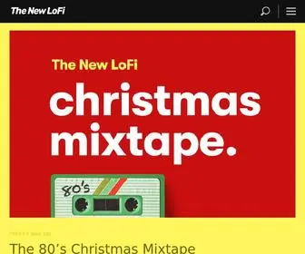 Thenewlofi.com(The New LoFi is an exploration in new music and fresh sounding music) Screenshot