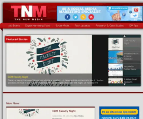 Thenewmedia.com(The New Media) Screenshot