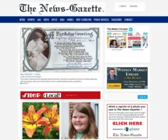 Thenews-Gazette.com(The News) Screenshot
