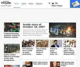 Thenews.com.pk(The News International) Screenshot