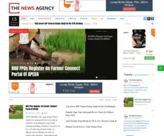 Thenewsagency.in(Its. news Portal based out of Lucknow and extensively covers Uttar Pradesh) Screenshot