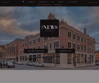 Thenewsapartments.com(Apartments in Troy) Screenshot