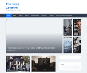 Thenewscolumns.com(The News Columns) Screenshot