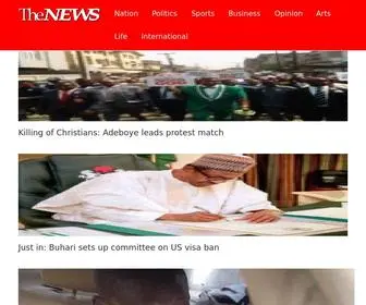 Thenewsnigeria.com.ng(The NEWS) Screenshot