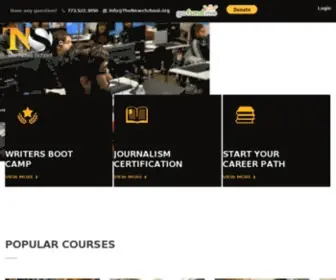 Thenewsschool.org(Education site) Screenshot