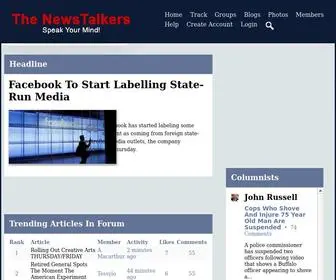 Thenewstalkers.com(The NewsTalkers) Screenshot
