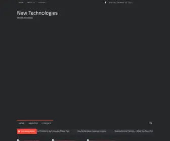 Thenewtechy.com(New Technologies) Screenshot