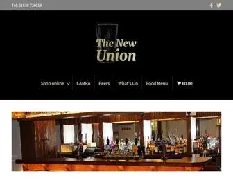 Thenewunion.co.uk(Popular Real Ale Pub In Kendal) Screenshot