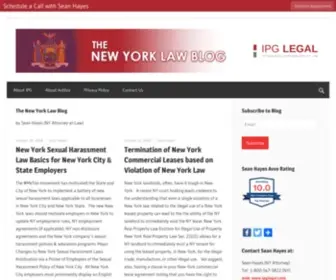 Thenewyorklawblog.com(The New York Law Blog) Screenshot