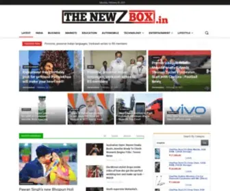 Thenewzbox.in(The Newz Box) Screenshot