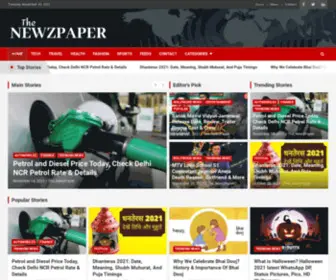 Thenewzpaper.com(The NewzPaper) Screenshot