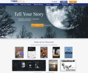 Thenextbigwriter.com(A premium online writing workshop and writing group) Screenshot
