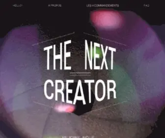 Thenextcreator.com(The Next Creator) Screenshot