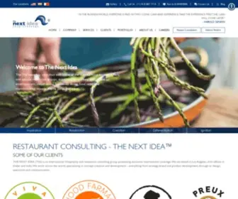 Thenextidea.net(Restaurant Consultants) Screenshot