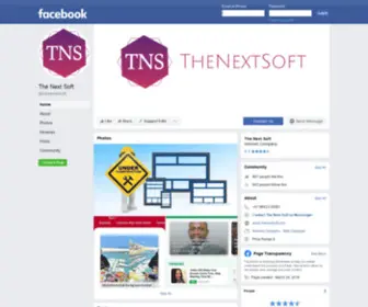 Thenextsoft.com(Facebook) Screenshot