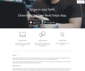 Thenextstepsapp.com(Next Steps App) Screenshot