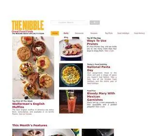 Thenibble.com(Gourmet Food Magazine Website) Screenshot