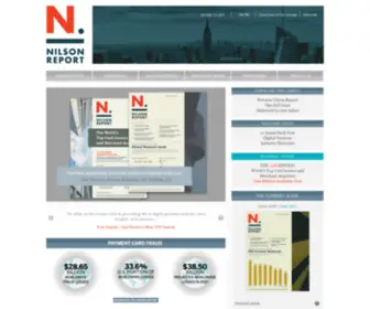 Thenielsenreport.com(The Nilson Report newsletter) Screenshot