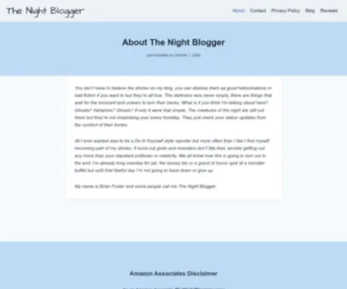 Thenightblogger.com(Private Site) Screenshot