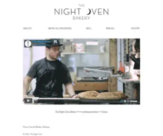 Thenightoven.ca(The Night Oven) Screenshot