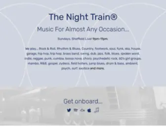 Thenighttrain.co.uk(Train®) Screenshot