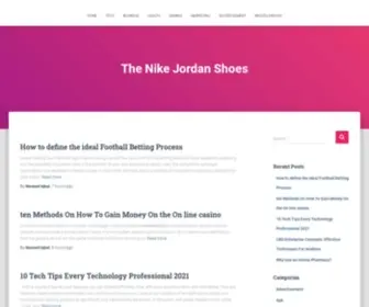 Thenikejordanshoes.com(The Nike Jordan Shoes) Screenshot