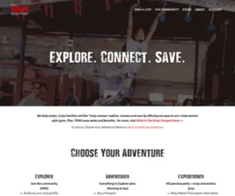 Theninjapassport.com(The Ninja Passport) Screenshot