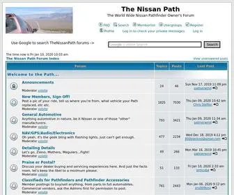 Thenissanpath.com(The Nissan Path) Screenshot