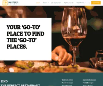 Thenkechisreviews.com(New Restaurants in Nigeria) Screenshot