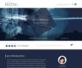 Thenlpmatrix.me(Matrix Training Solutions) Screenshot