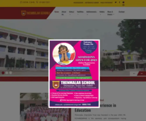 Thenmalarschools.com(Thenmalarschools) Screenshot